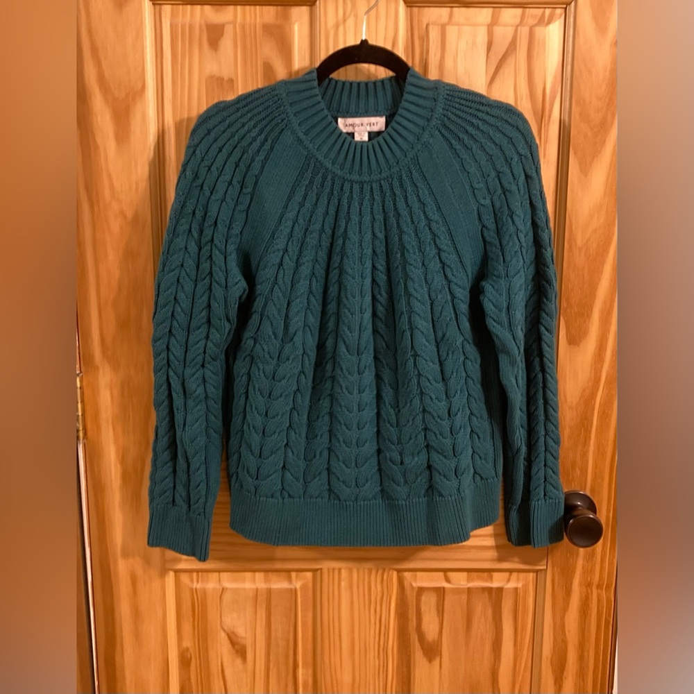 Amour Vert cable knit sweater